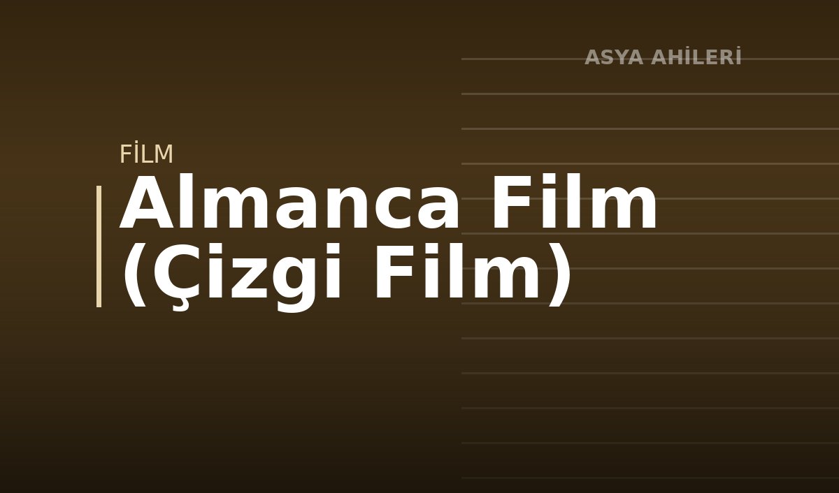 Almanca Film (Çizgi Film)