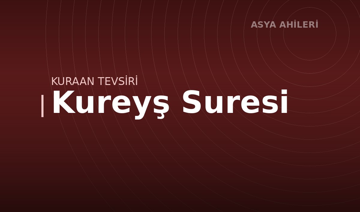 Kureyş Suresi