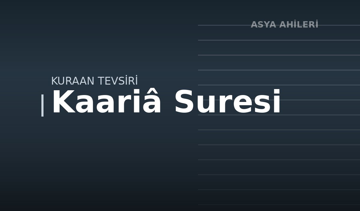 Kaariâ Suresi