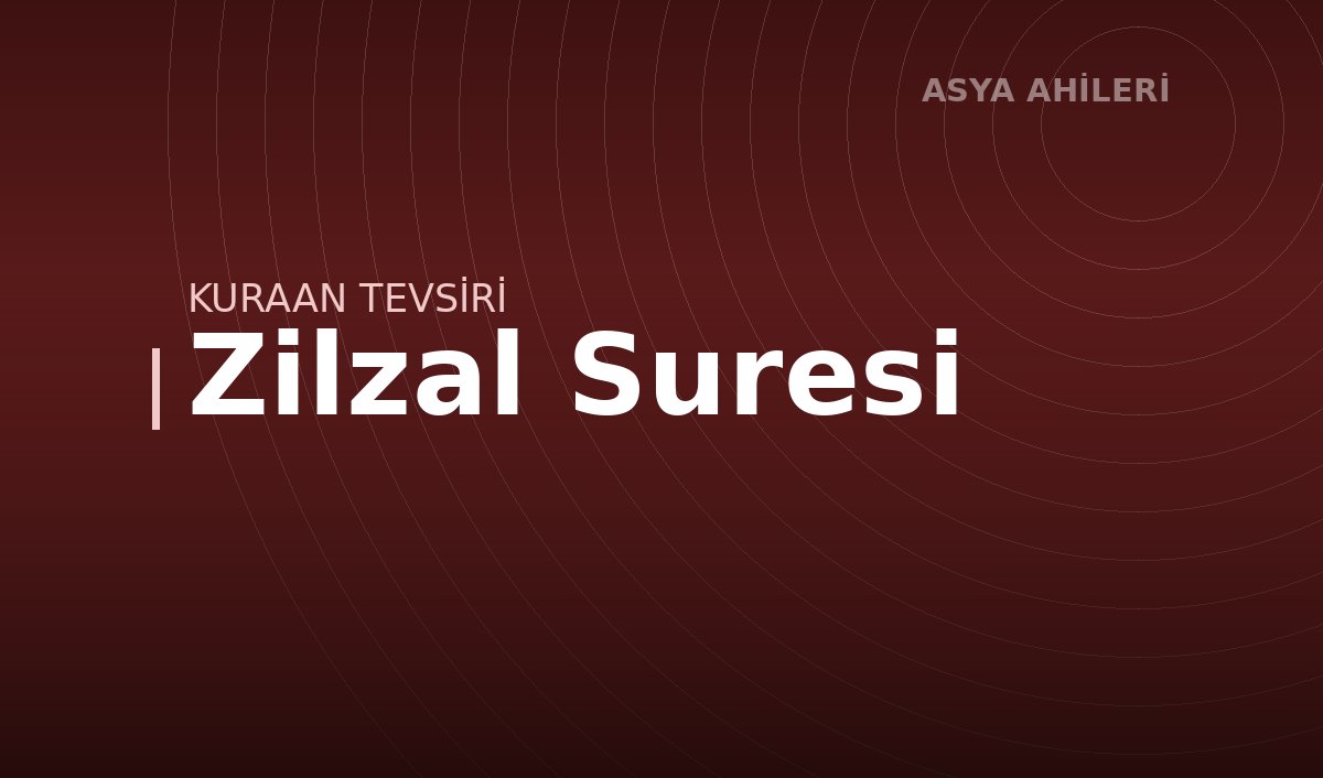 Zilzal Suresi
