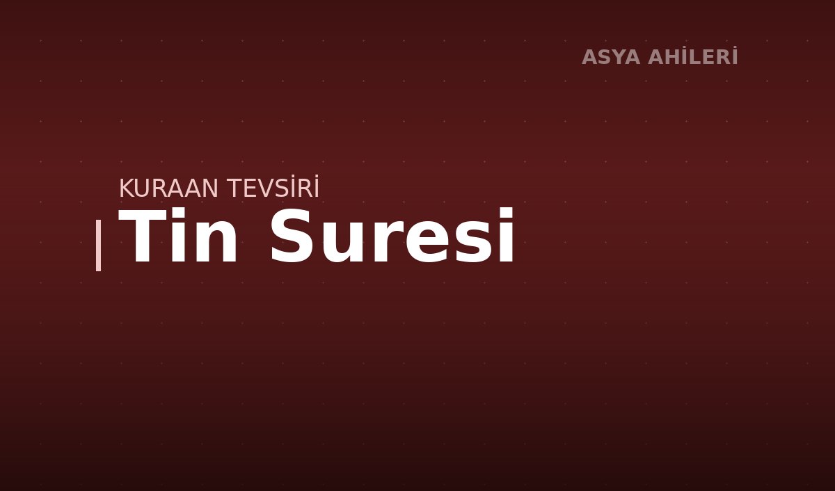 Tin Suresi