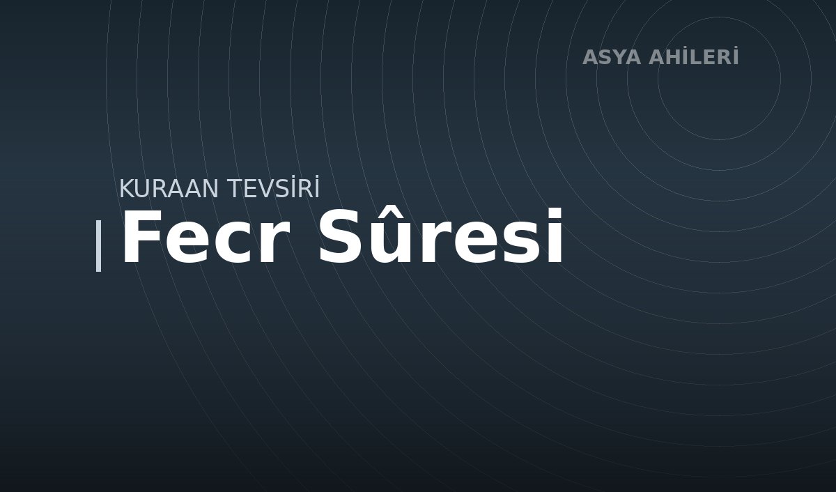 Fecr Sûresi