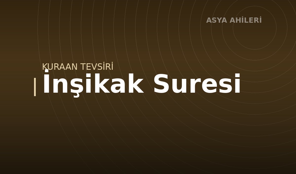 İnşikak Suresi