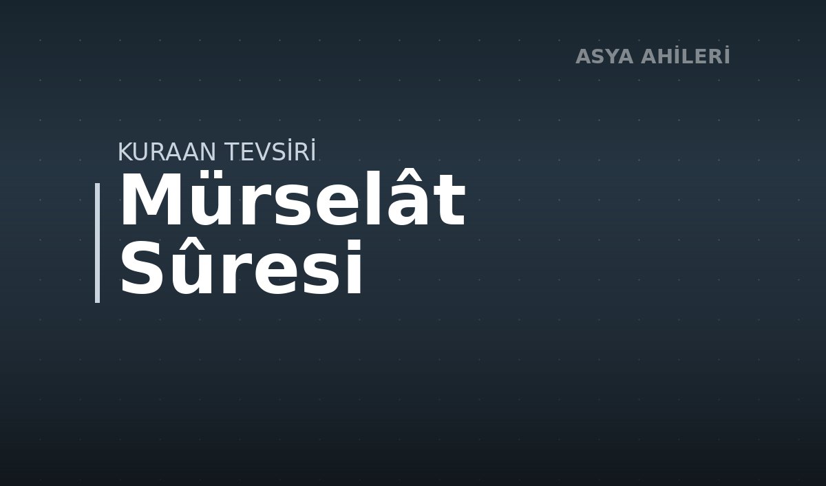 Mürselât Sûresi