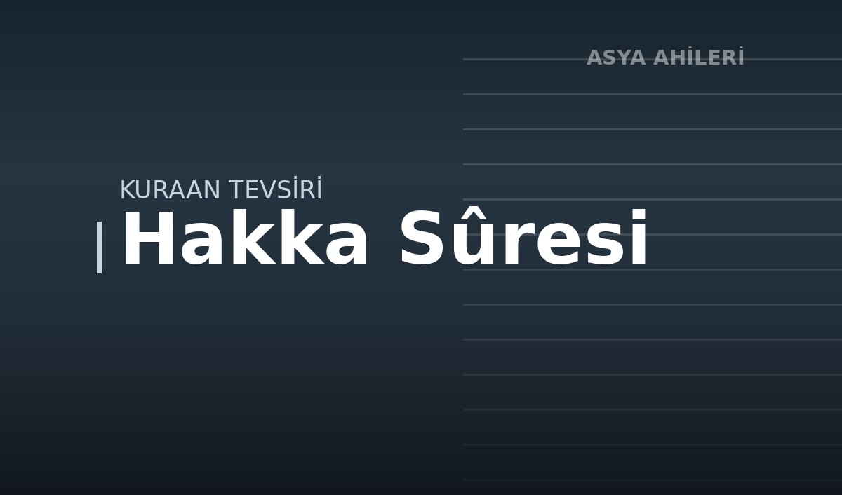 Hakka Sûresi