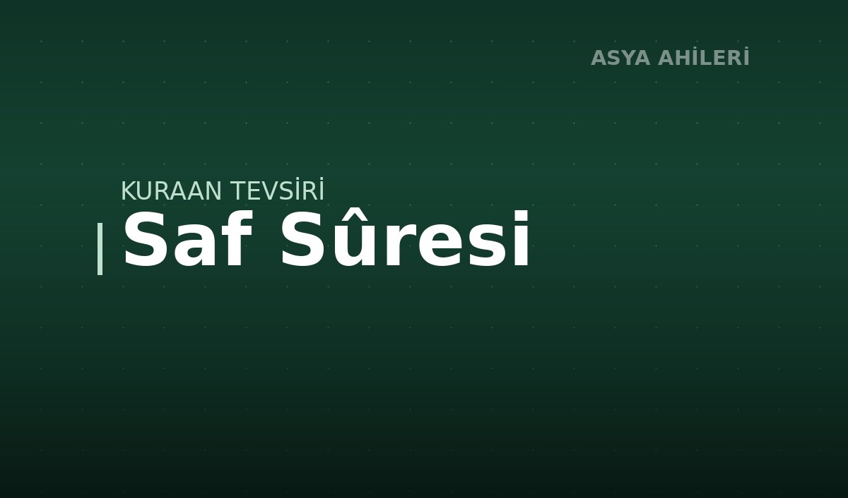 Saf Sûresi