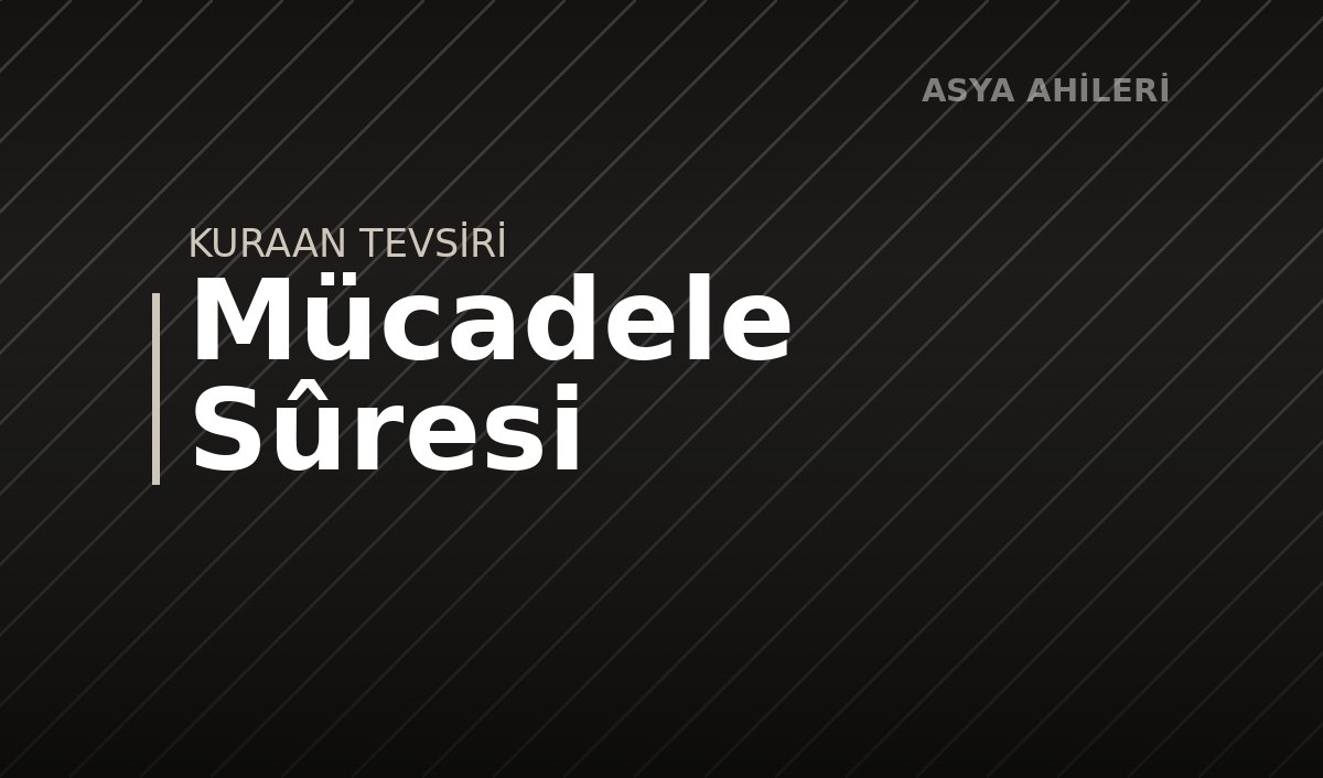 Mücadele Sûresi