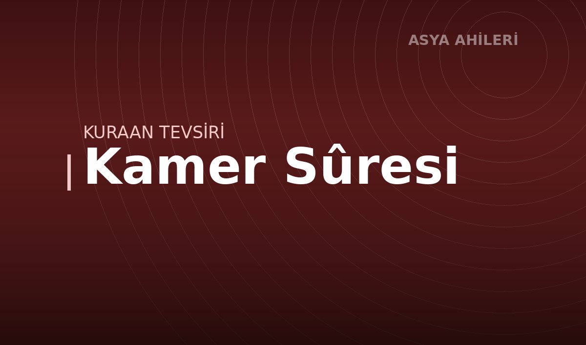 Kamer Sûresi