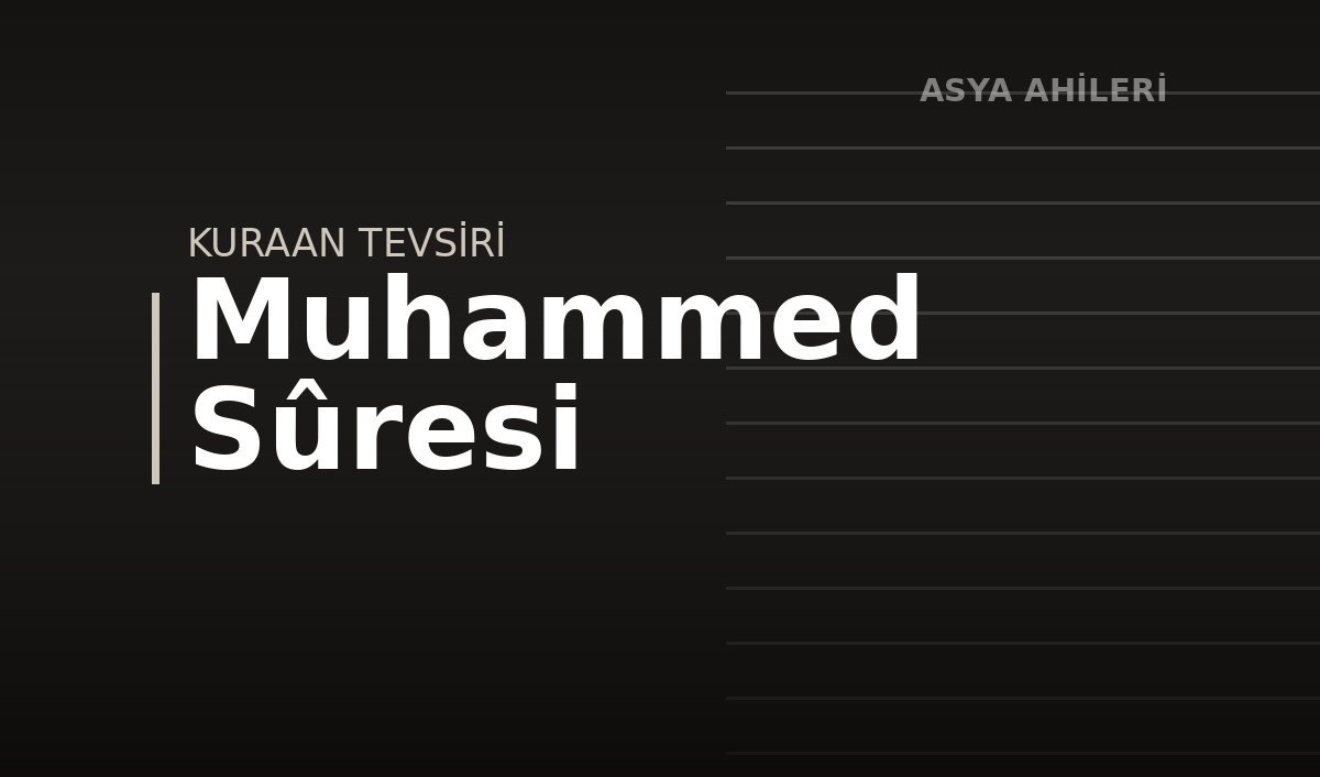Muhammed Sûresi 