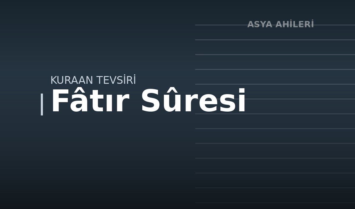 Fâtır Sûresi