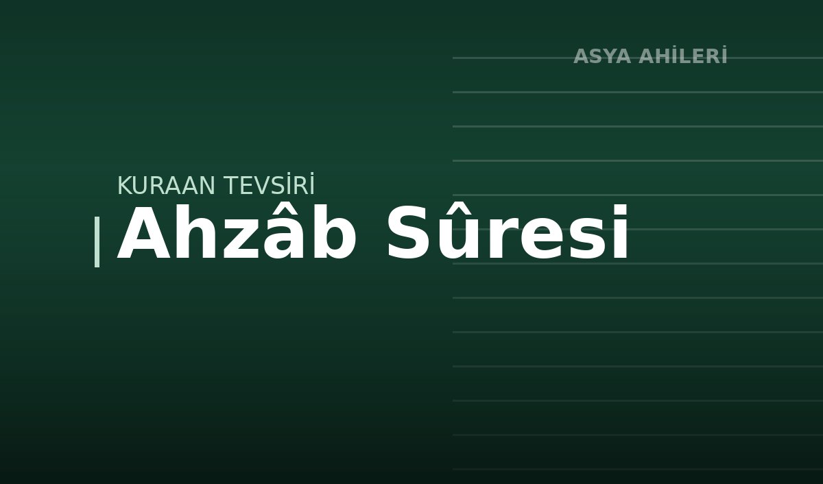 Ahzâb Sûresi