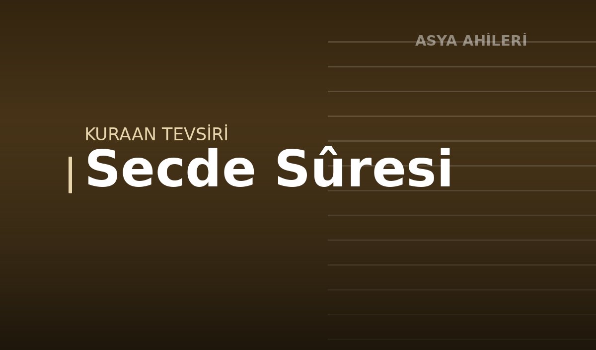 Secde Sûresi