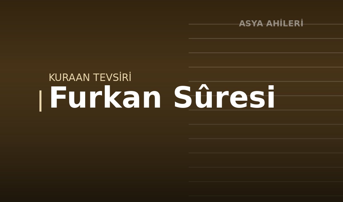 Furkan Sûresi