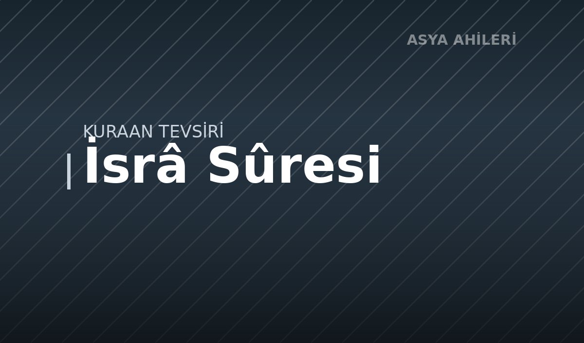 İsrâ Sûresi