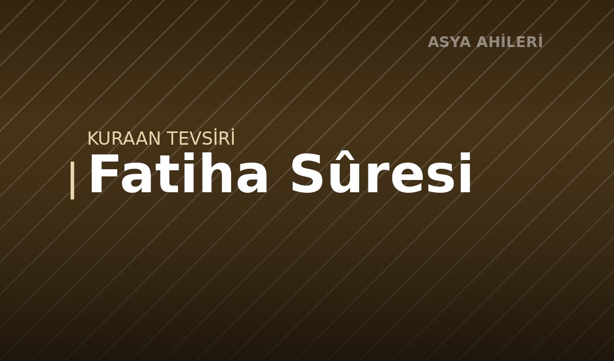 Fatiha Sûresi