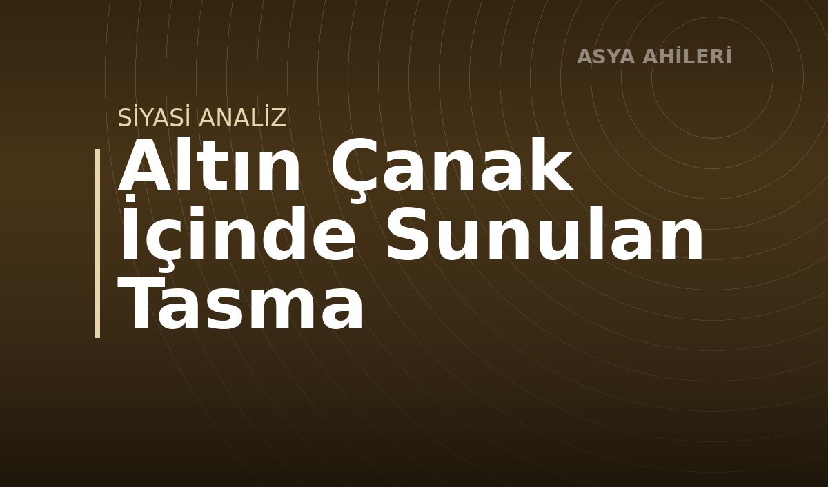 Altın Çanak İçinde Sunulan Tasma