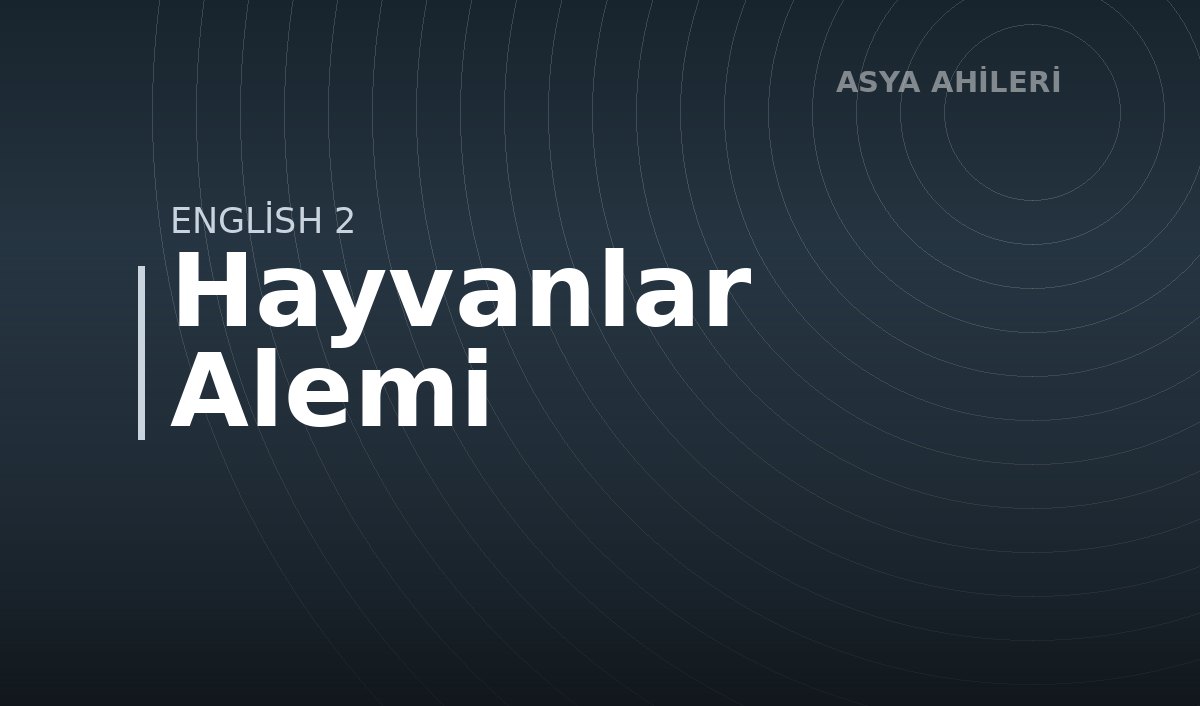 Hayvanlar Alemi