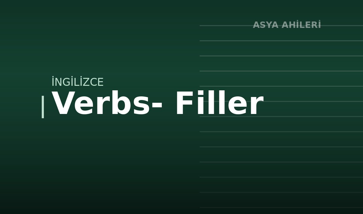 Verbs- Filler