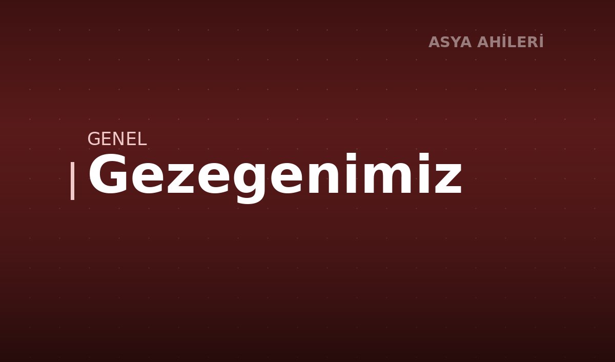 Gezegenimiz