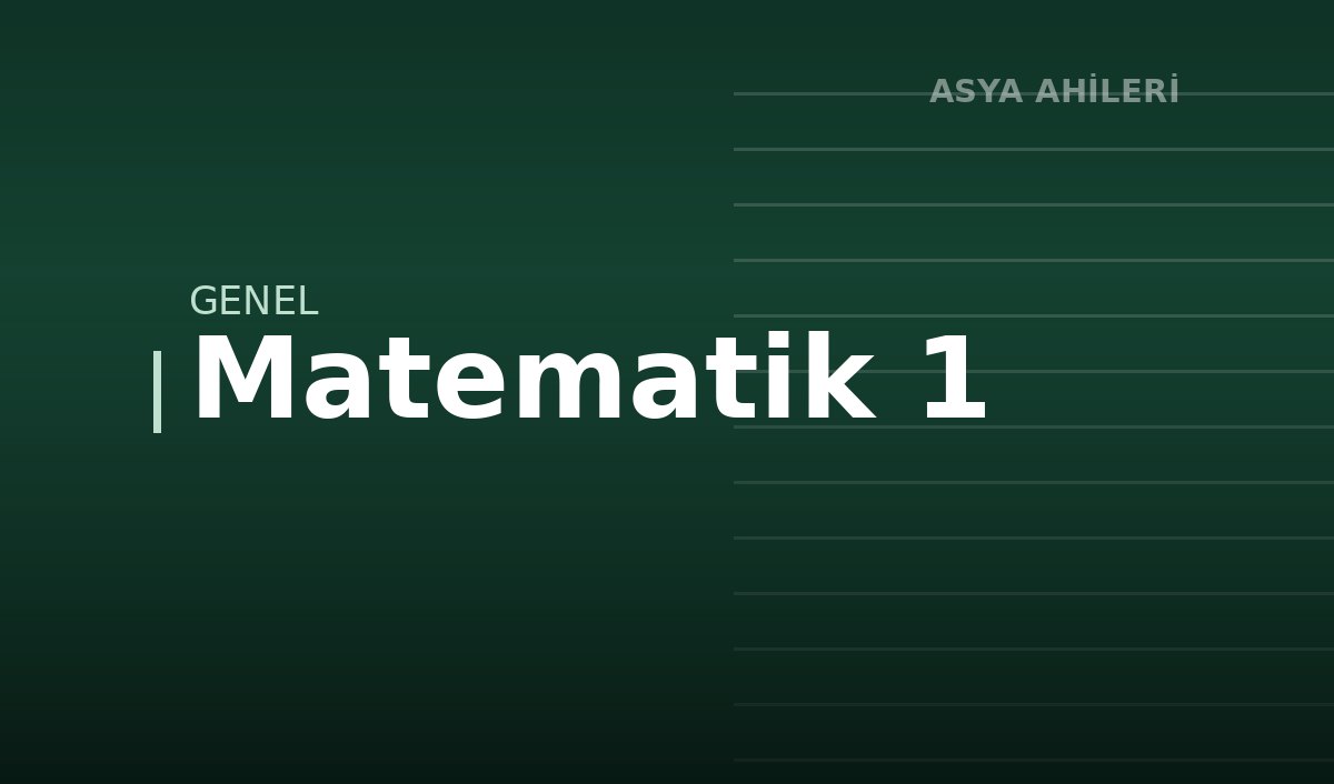 Matematik 1