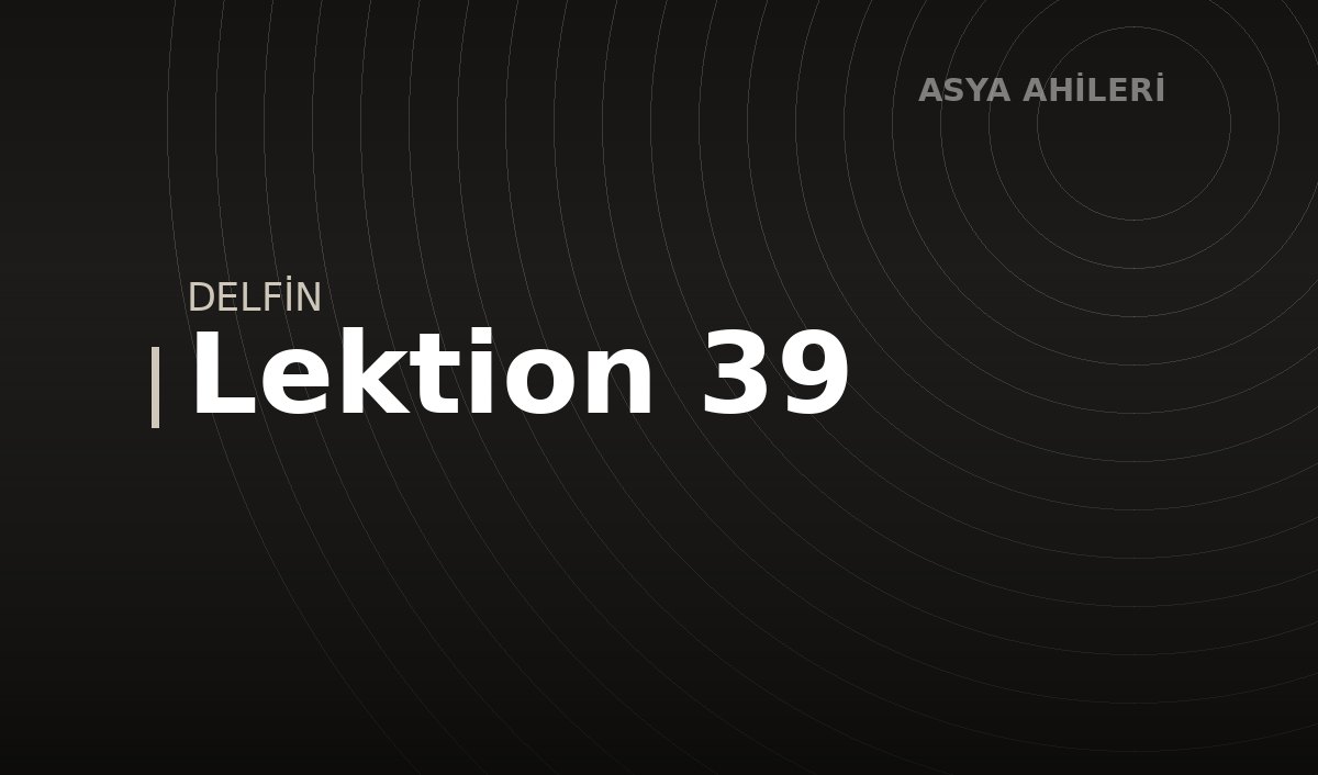 Lektion 39