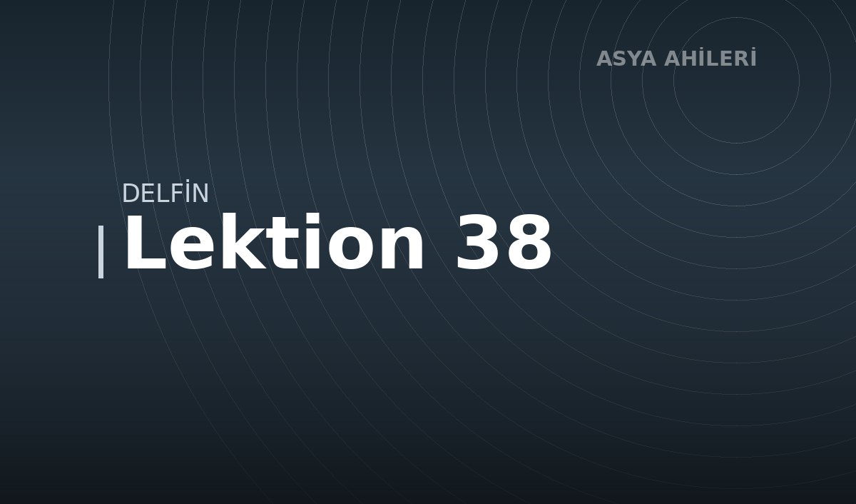 Lektion 38
