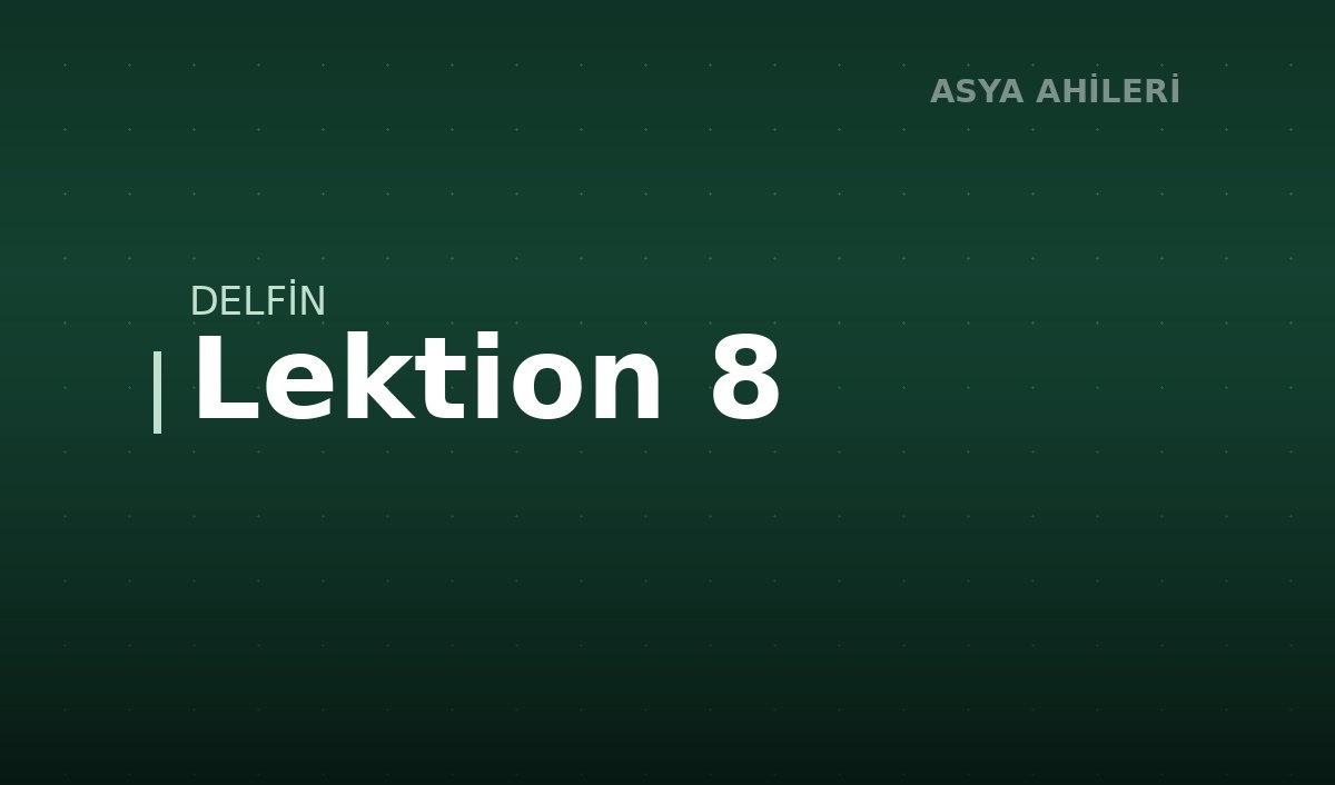 Lektion 8