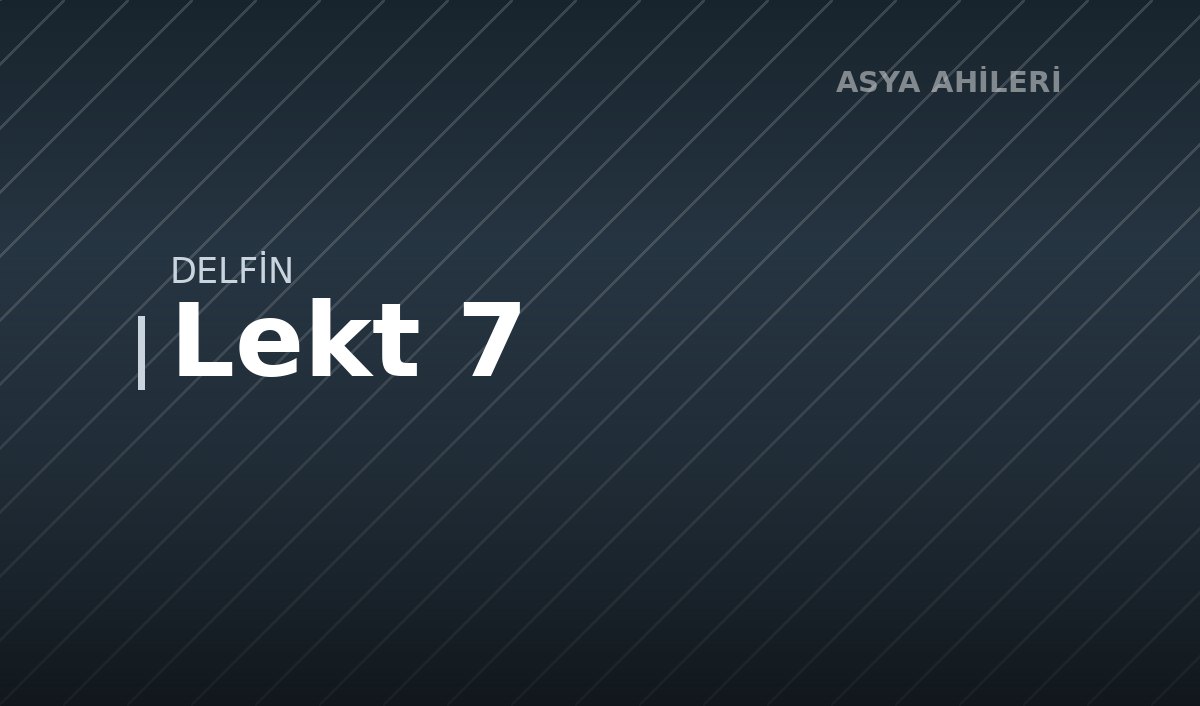 Lekt 7
