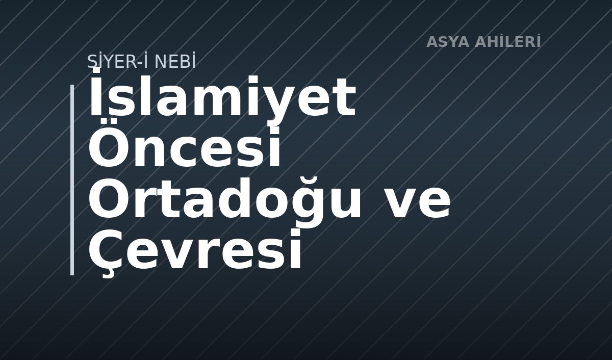 İslamiyet Öncesi Ortadoğu ve Çevresi