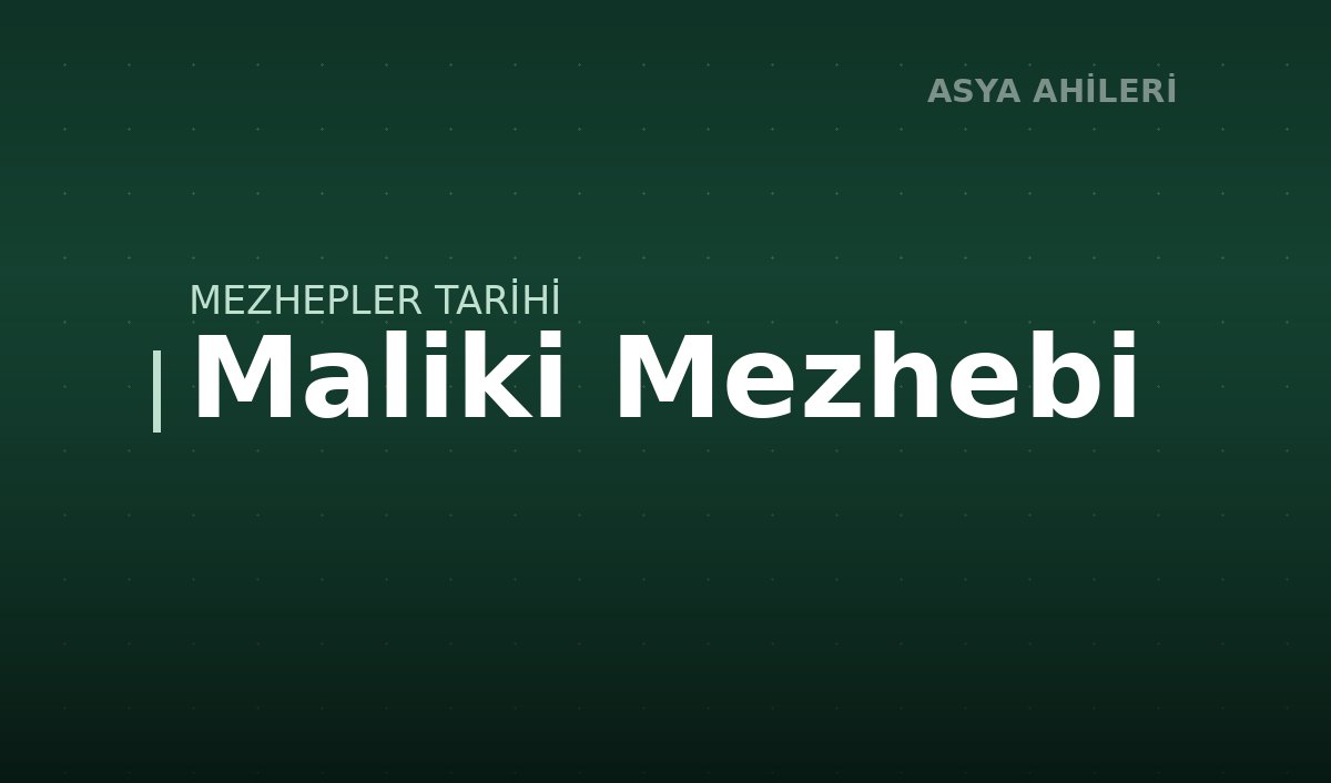 Maliki Mezhebi
