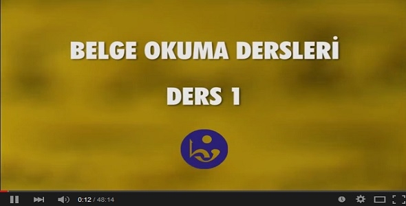 Osmanlıca Öğreniyorum. Belge Okuma
