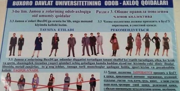 Başörtüsü yasak Kravat Zorunlu