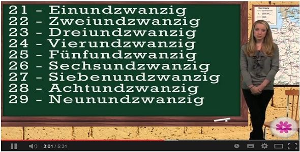 German Lesson 16 - More numbers: to count to 100! 