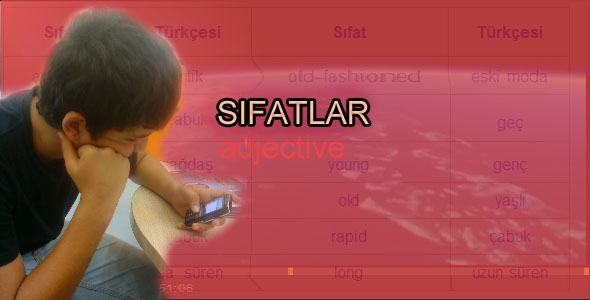Sıfatlar- Adjectives