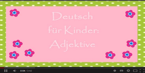 Lernen Adjektive